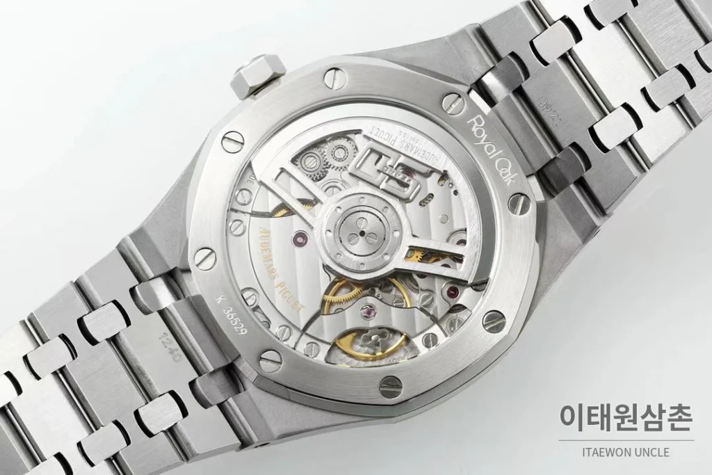 오데마피게 로열오크 50주년 실버베젤 블랙다이얼 오토매틱 41mm