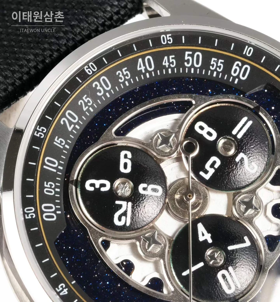 오데마피게 코드 11.59 스타휠 오픈워크 블랙 다이얼 41mm