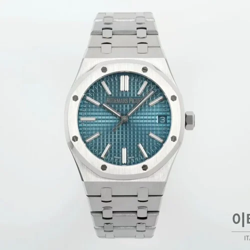 오데마피게 로열오크 50주년 실버베젤 코발트다이얼 오토매틱 41mm 15510ST 오데마피게 로열오크 50주년 실버베젤 코발트다이얼 오토매틱 41mm 15510ST