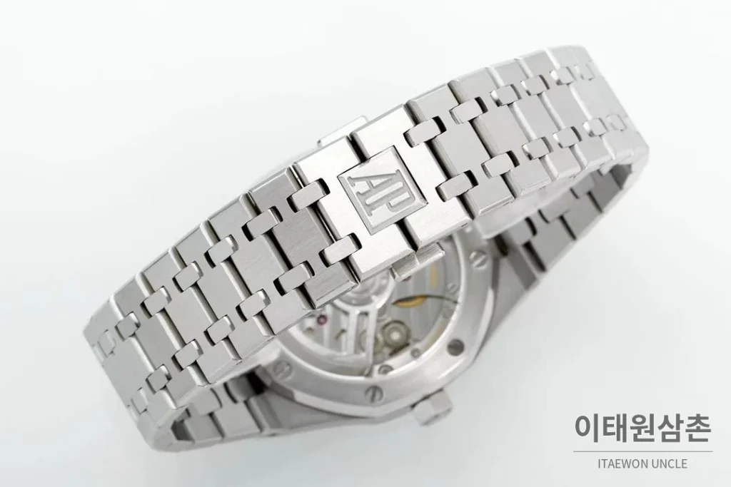 오데마피게 로열오크 50주년 실버베젤 그레이다이얼 오토매틱 41mm