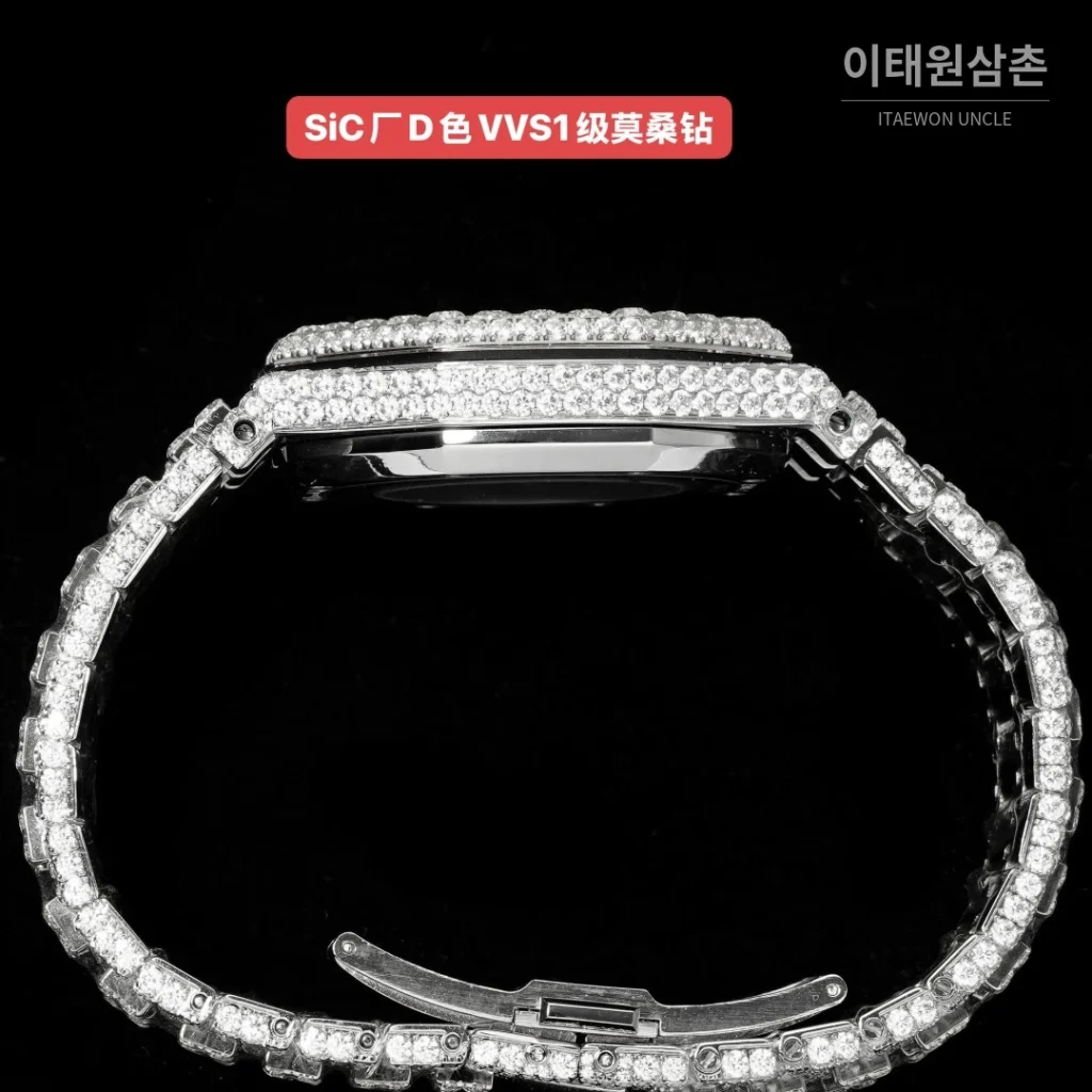 오데마피게 로열오크 오토매틱 화이트 다이얼 스틸 브레이슬릿 (3)