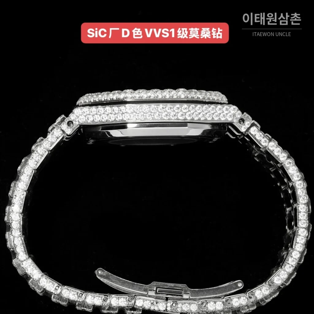 오데마피게 로열오크 오토매틱 화이트 다이얼 스틸 브레이슬릿 (2)