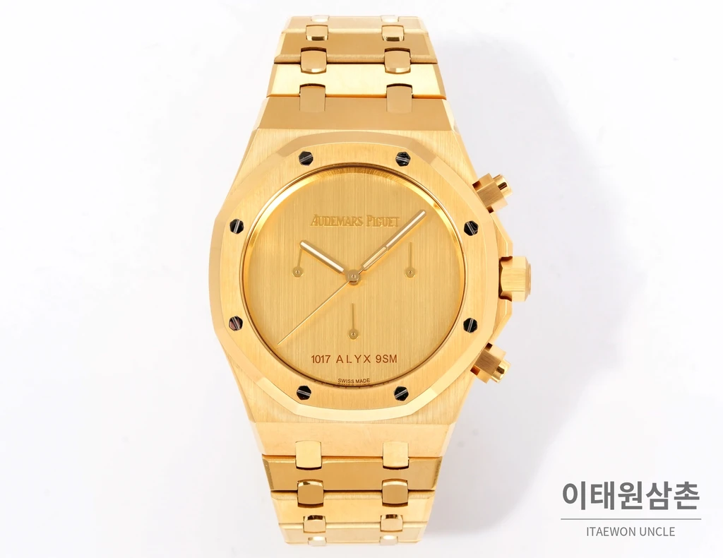 오데마피게 로열오크 크로노그래프 18K 옐로우골드 오토매틱 41mm