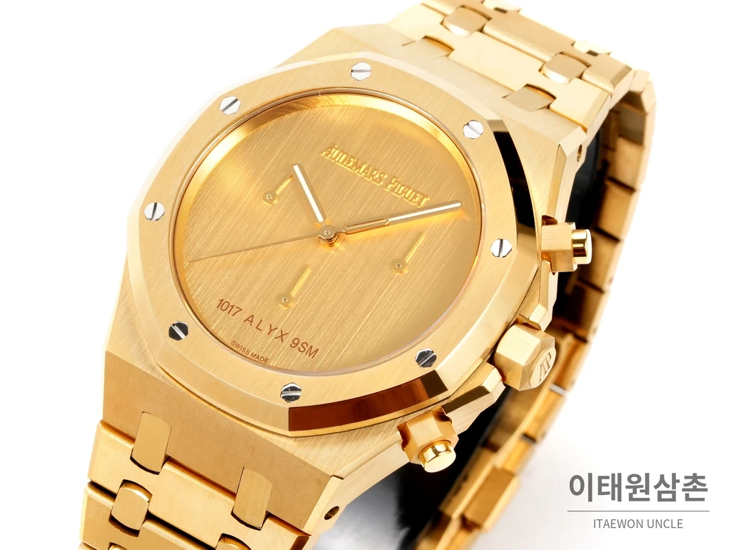 오데마피게 로열오크 크로노그래프 18K 옐로우골드 오토매틱 41mm