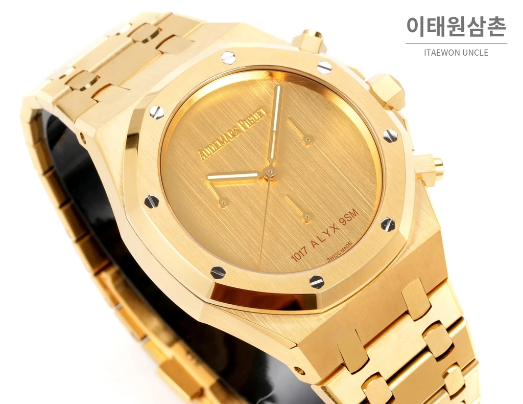 오데마피게 로열오크 크로노그래프 18K 옐로우골드 오토매틱 41mm