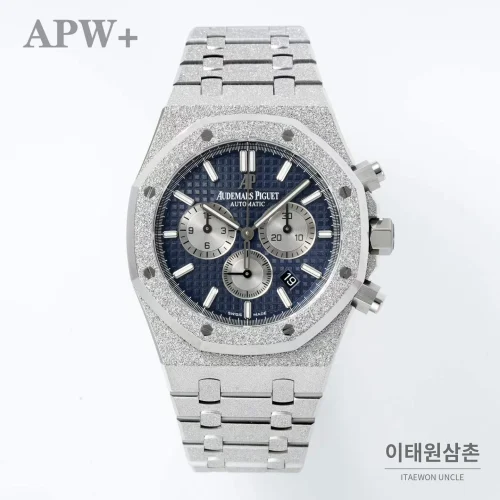 오데마피게 로열오크 크로노그래프 스틸 오토매틱 41mm 26331OR 네이비 다이얼 스틸 브레이슬릿 실버 베젤 오데마피게 로열오크 크로노그래프 스틸 오토매틱 41mm 26331OR 네이비 다이얼 스틸 브레이슬릿 실버 베젤