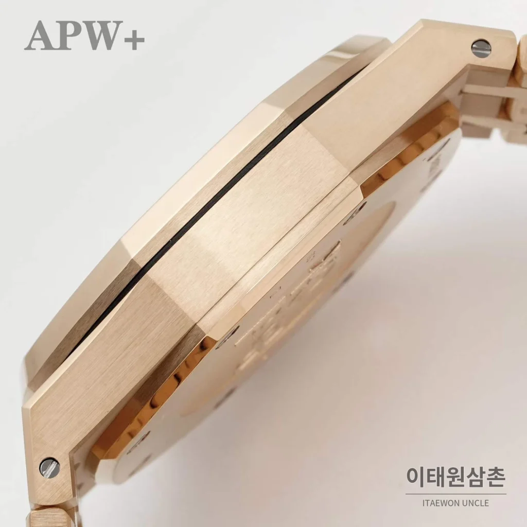 오데마피게 로열오크 크로노그래프 스틸 오토매틱 41mm 26331OR 네이비 다이얼 로즈골드 브레이슬릿