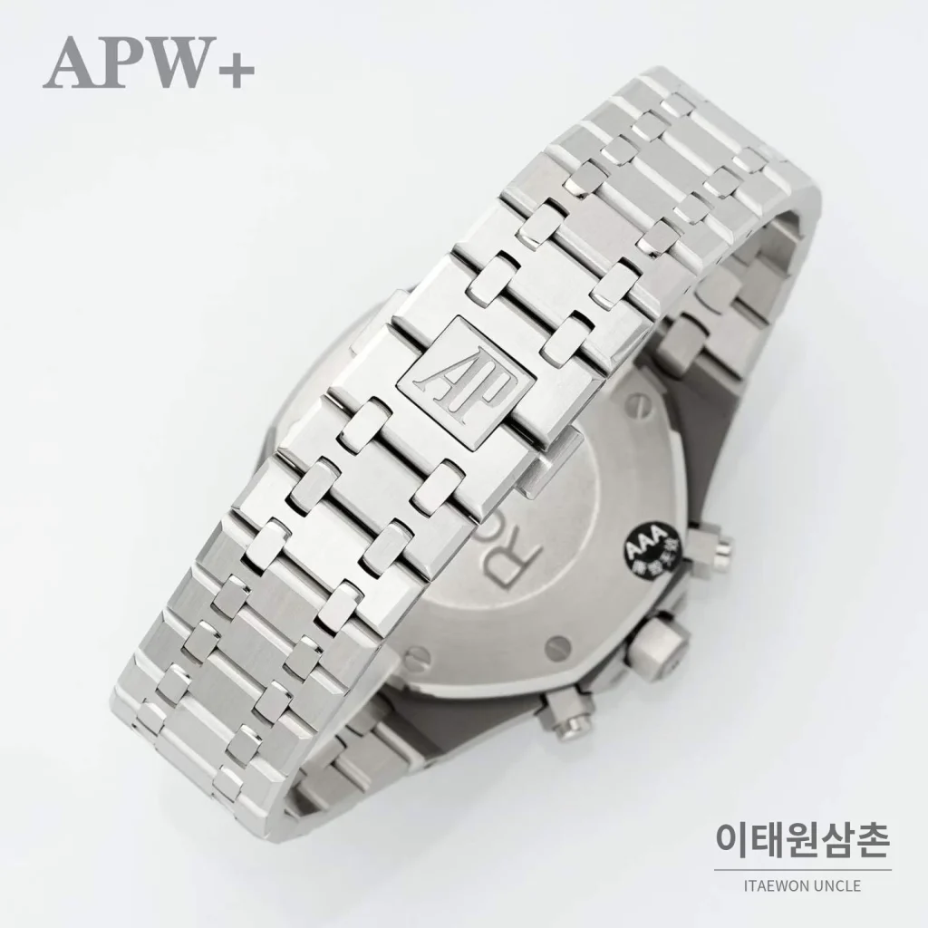오데마피게 로열오크 크로노그래프 스틸 오토매틱 41mm 26331OR 네이비 다이얼 스틸 브레이슬릿