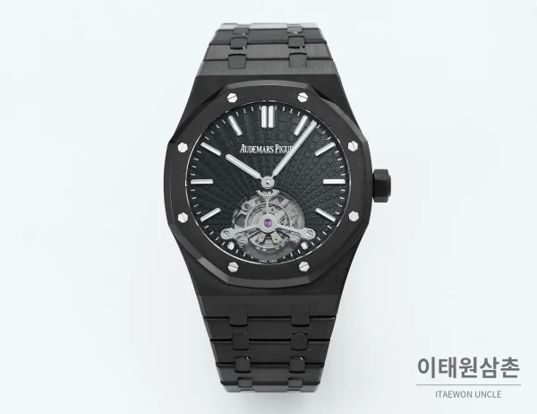 오데마피게 로열오크 에볼루티브 다이얼 투르비용 오토매틱 41mm 세라믹 브레이슬릿 오데마피게 로열오크 에볼루티브 다이얼 투르비용 오토매틱 41mm 세라믹 브레이슬릿