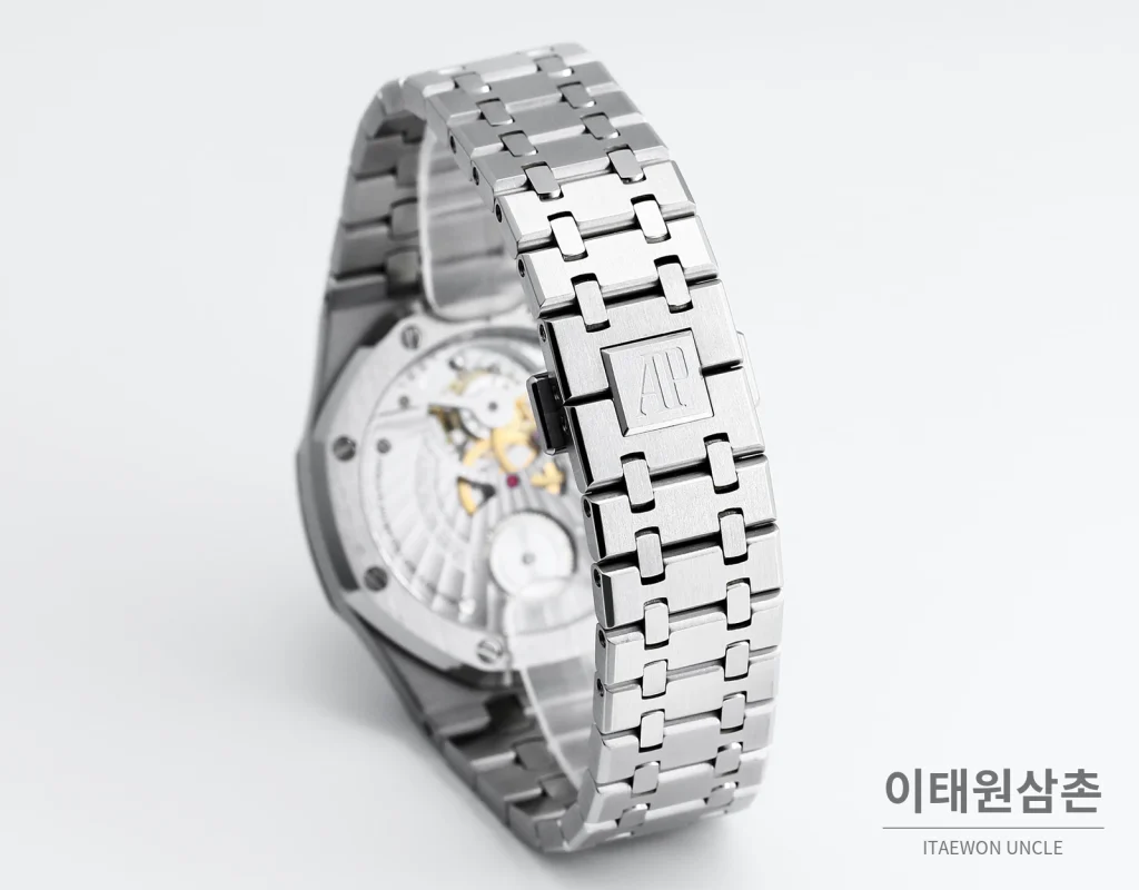 오데마피게 로열오크 에볼루티브 다이얼 투르비용 오토매틱 41mm 스틸 브레이슬릿