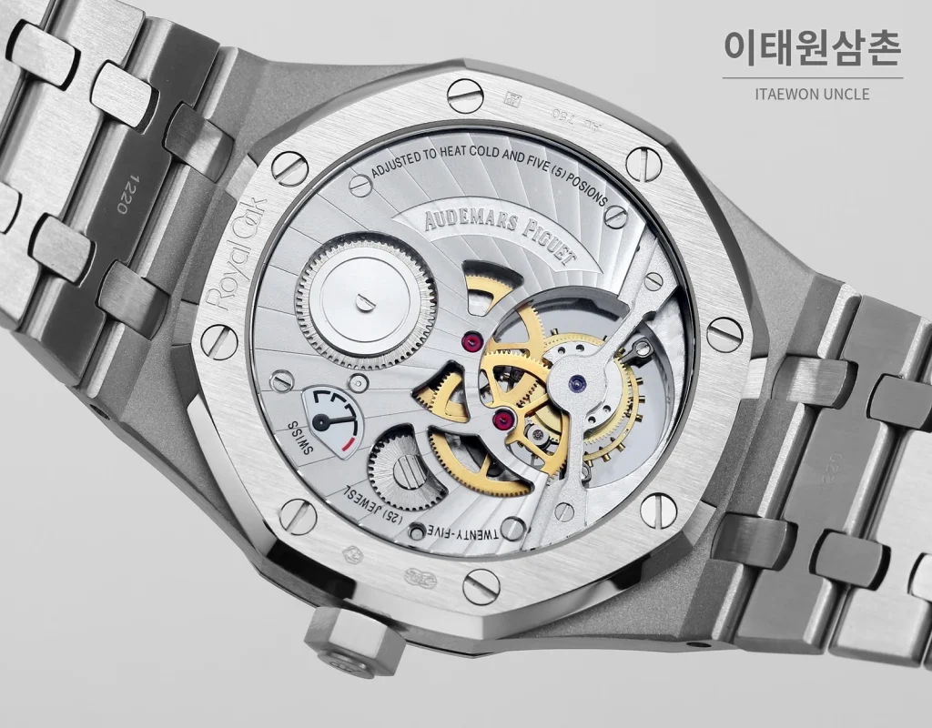 오데마피게 로열오크 에볼루티브 다이얼 투르비용 오토매틱 41mm 스틸 브레이슬릿 (2)