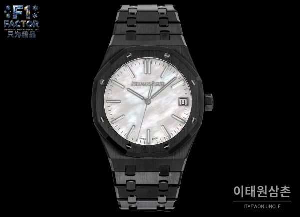 오데마피게 로열오크 오프쇼어 오토매틱 41mm 자개 다이얼 세라믹 브레이슬릿