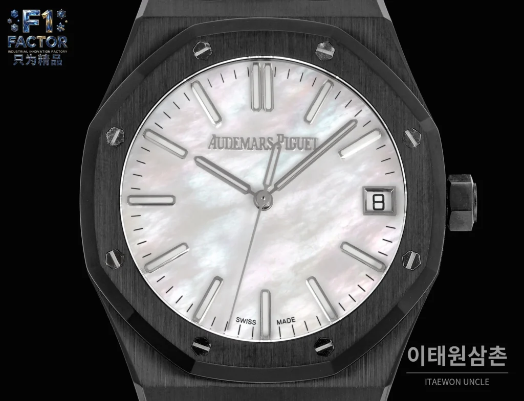 오데마피게 로열오크 오프쇼어 오토매틱 41mm 자개 다이얼 세라믹 브레이슬릿