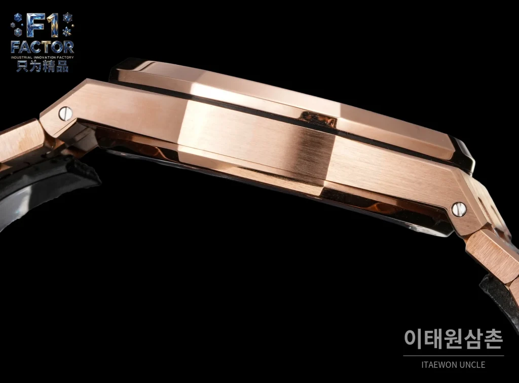 오데마피게 로열오크 오프쇼어 오토매틱 41mm 자개 다이얼 로즈골드 브레이슬릿