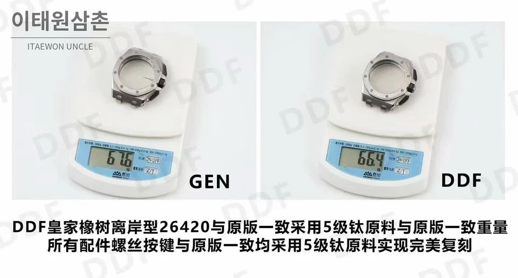 오데마피게 로열오크 오프쇼어 세라믹 베젤 네이비다이얼 오토매틱