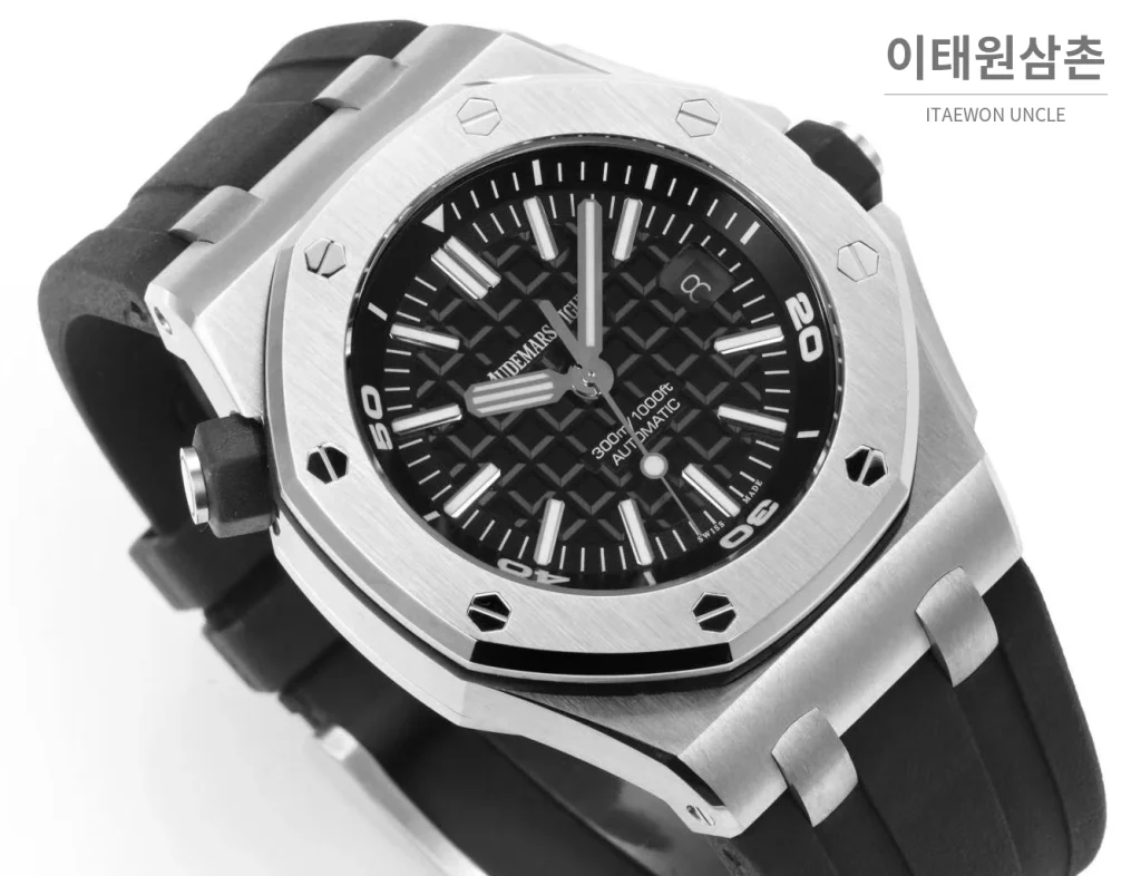 오데마피게 로열오크 오프쇼어 다이버 스틸 블랙다이얼 오토매틱 42mm
