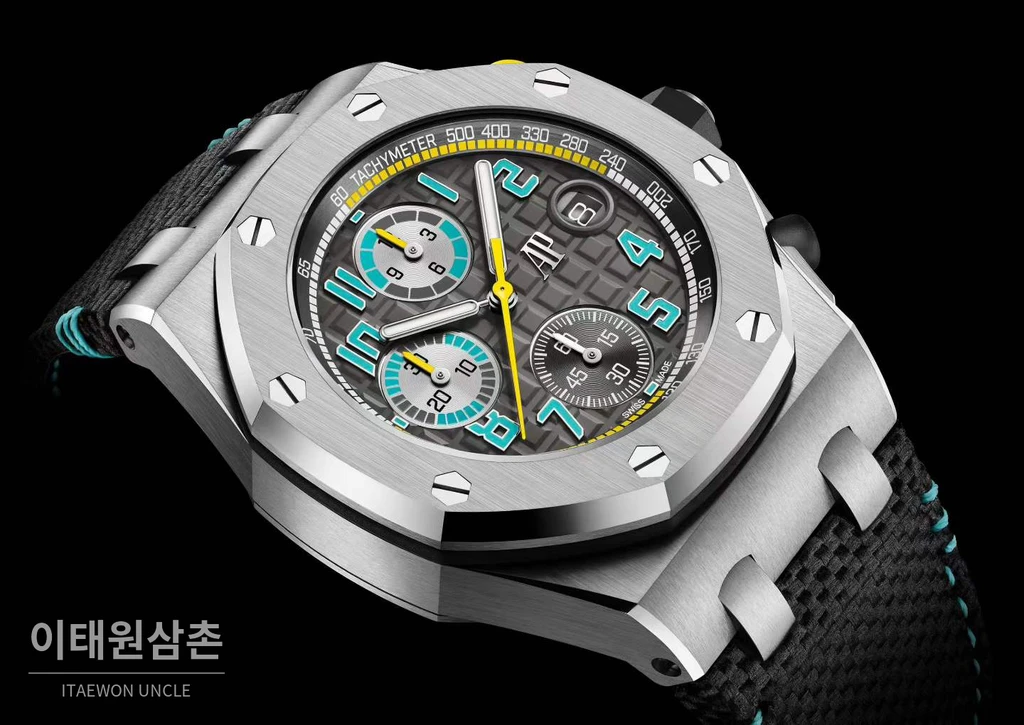 오데마피게 로열오크 오프쇼어 스틸 크로노그래프 42mm