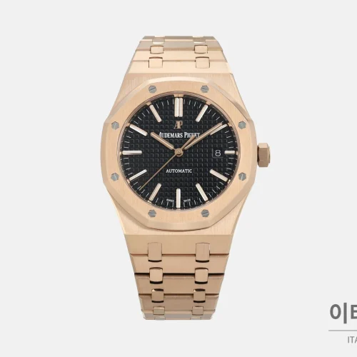오데마피게 로열오크 로즈골드베젤 블랙다이얼 기계식 37mm 오데마피게 로열오크 로즈골드베젤 블랙다이얼 기계식 37mm
