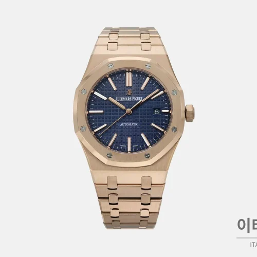 오데마피게 로열오크 로즈골드베젤 네이비다이얼 기계식 37mm 오데마피게 로열오크 로즈골드베젤 네이비다이얼 기계식 37mm