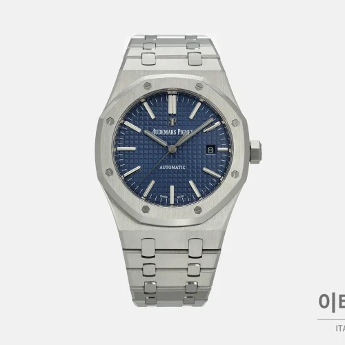 오데마피게 로열오크 실버베젤 네이비다이얼 기계식 37mm 오데마피게 로열오크 실버베젤 네이비다이얼 기계식 37mm