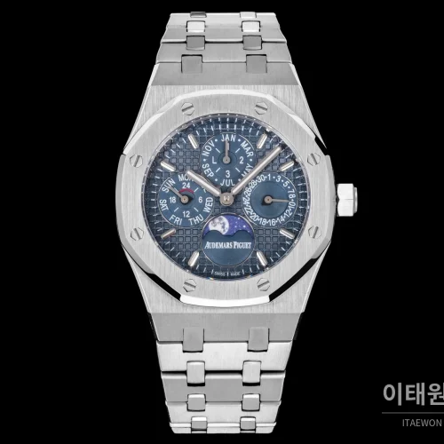 오데마피게 로열오크 실버베젤 네이비다이얼 퍼페추얼 캘린더 38mm 오데마피게 로열오크 실버베젤 네이비다이얼 퍼페추얼 캘린더 38mm