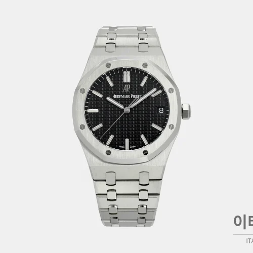 오데마피게 로열오크 스틸 블랙다이얼 일체형 기계식 41mm 오데마피게 로열오크 스틸 블랙다이얼 일체형 기계식 41mm