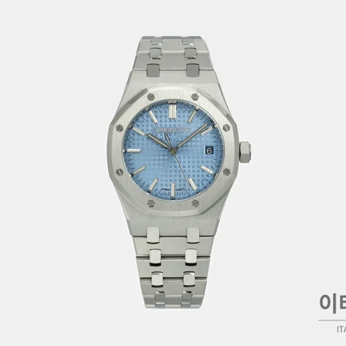 오데마피게 로열오크 스틸 블루다이얼 브레이슬릿 기계식 37mm
