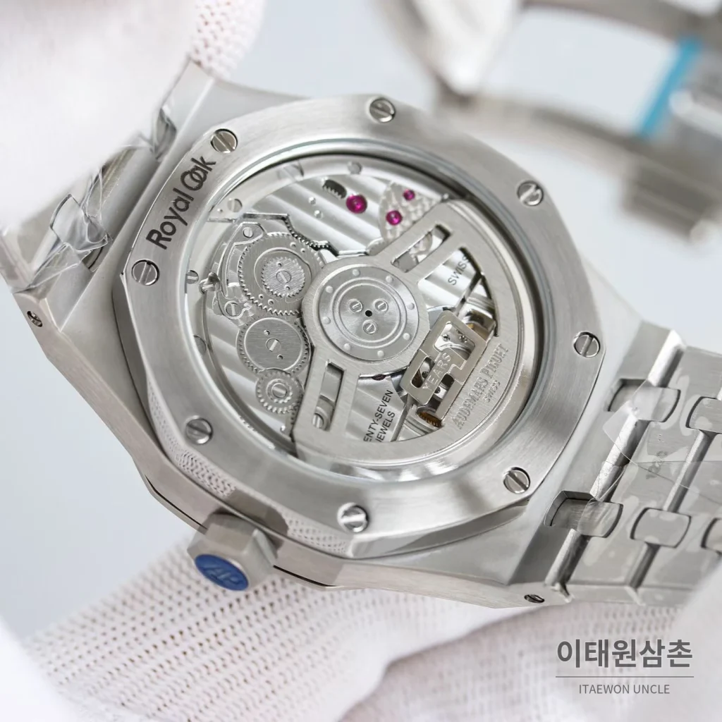 오데마피게 로열오크 스틸 블루다이얼 플라잉투르비용 오토매틱 41mm 26530ST.OO.1220ST.01