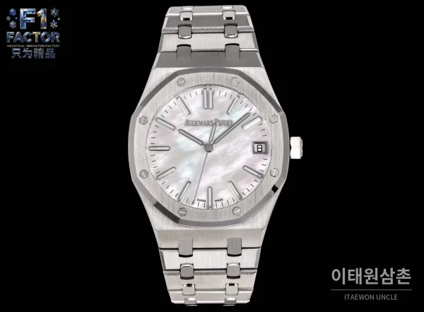 오데마피게 로열오크 스틸 자개다이얼 오토매틱 41mm 15510 스틸 브레이슬릿