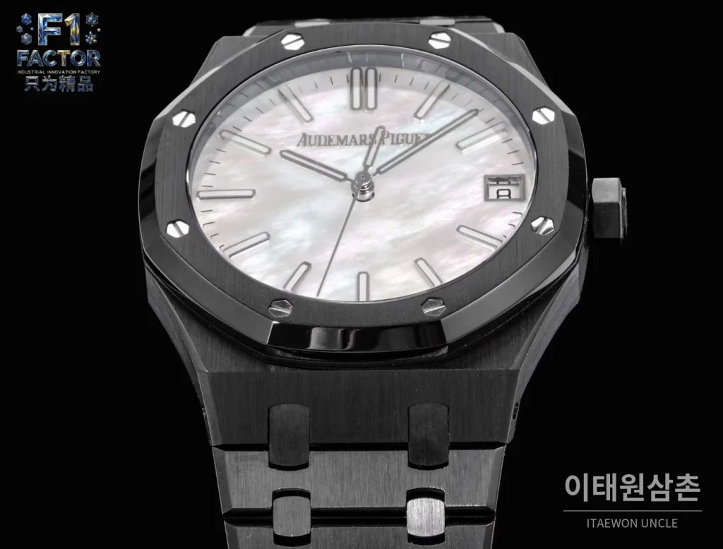 오데마피게 로열오크 스틸 자개다이얼 오토매틱 41mm 15510 세라믹 브레이슬릿
