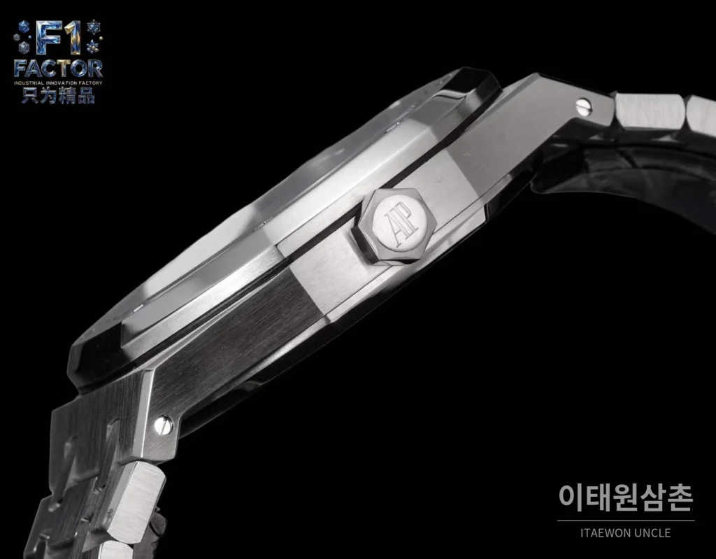 오데마피게 로열오크 스틸 자개다이얼 오토매틱 41mm 15510 스틸 브레이슬릿
