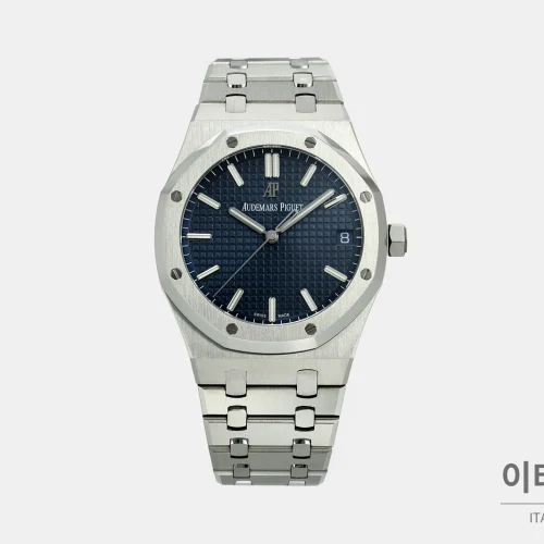 오데마피게 로열오크 스틸 네이비다이얼 일체형 기계식 41mm 오데마피게 로열오크 스틸 네이비다이얼 일체형 기계식 41mm