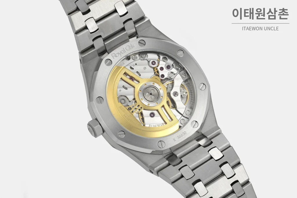 오데마피게 로열오크 스틸 네이비다이얼 일체형 기계식 41mm