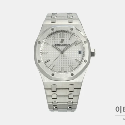 오데마피게 로열오크 스틸 화이트다이얼 일체형 기계식 41mm 오데마피게 로열오크 스틸 화이트다이얼 일체형 기계식 41mm