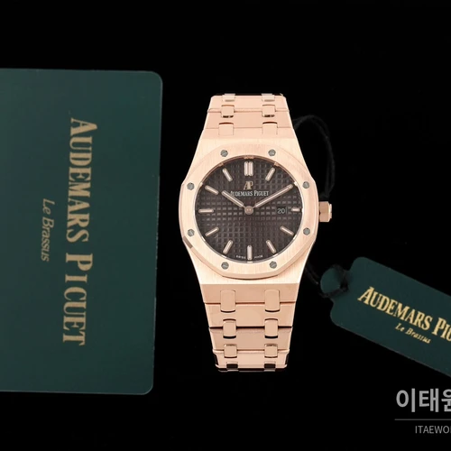 오데마피게 로열오크 스와로브스키 베젤 그랑 타피스리 쿼츠 33mm 67651OR 블랙 다이얼 로즈골드 브레이슬릿 (4) 오데마피게 로열오크 스와로브스키 베젤 그랑 타피스리 쿼츠 33mm 67651OR 블랙 다이얼 로즈골드 브레이슬릿 (4)
