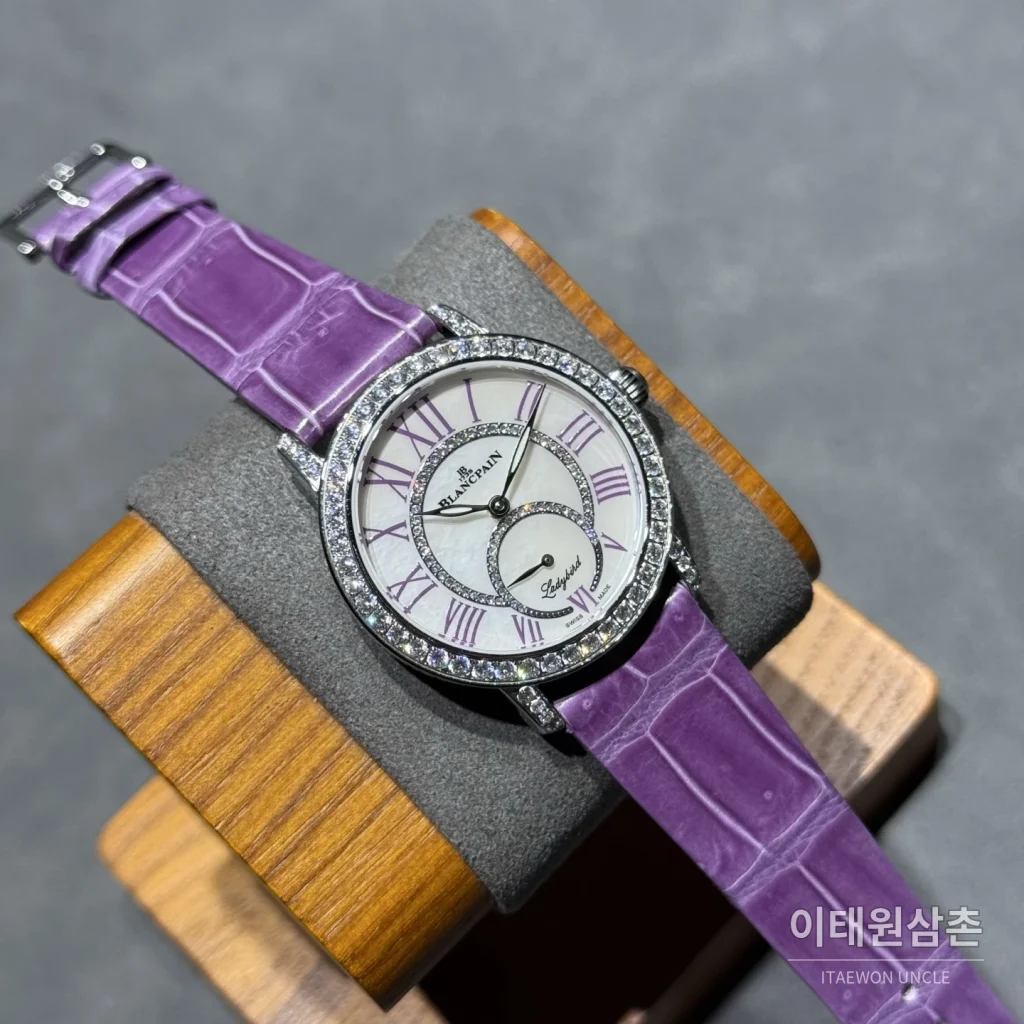 블랑팡 다이아몬드 볼 오토매틱 34.9mm 미정