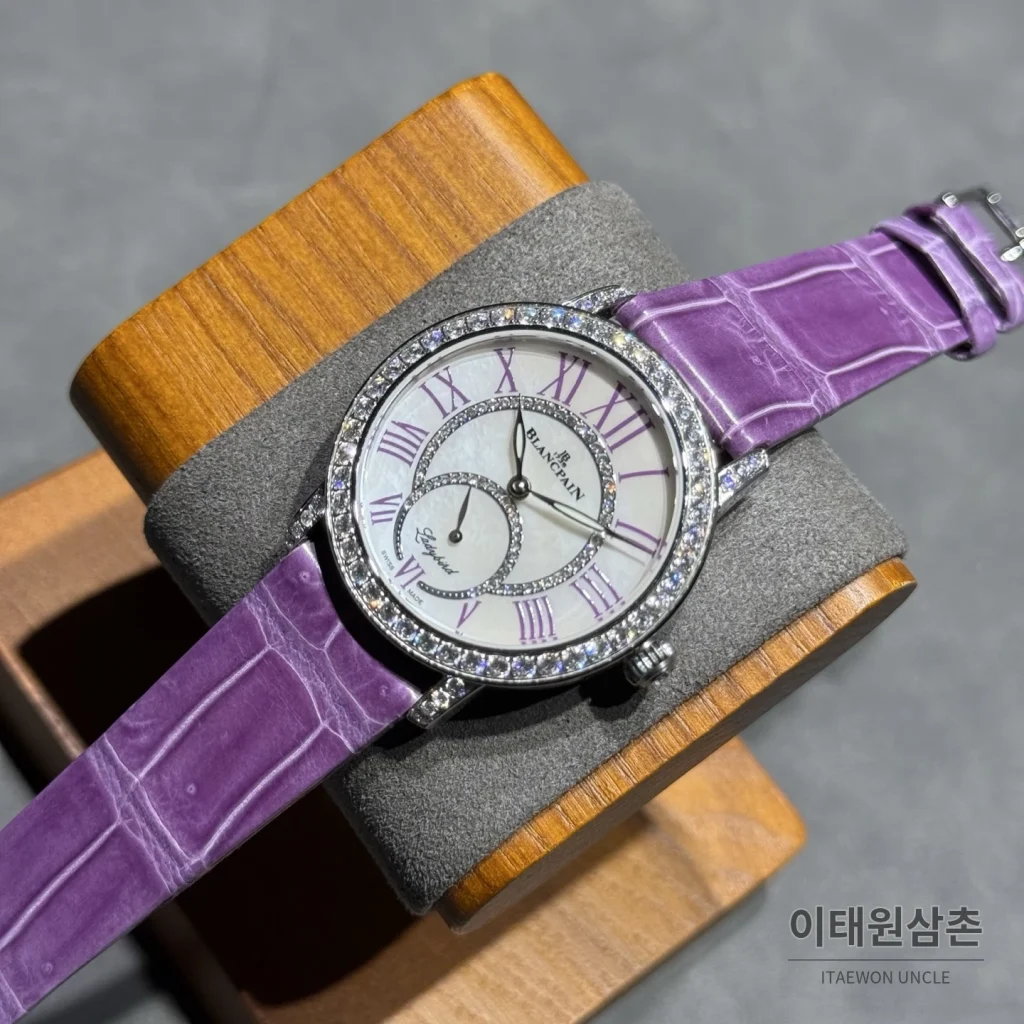 블랑팡 다이아몬드 볼 오토매틱 34.9mm 미정