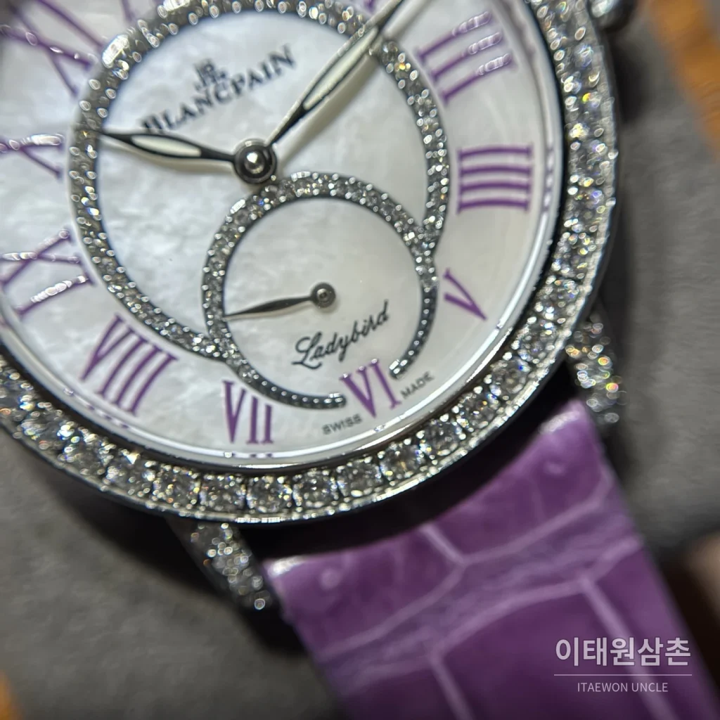 블랑팡 다이아몬드 볼 오토매틱 34.9mm 미정