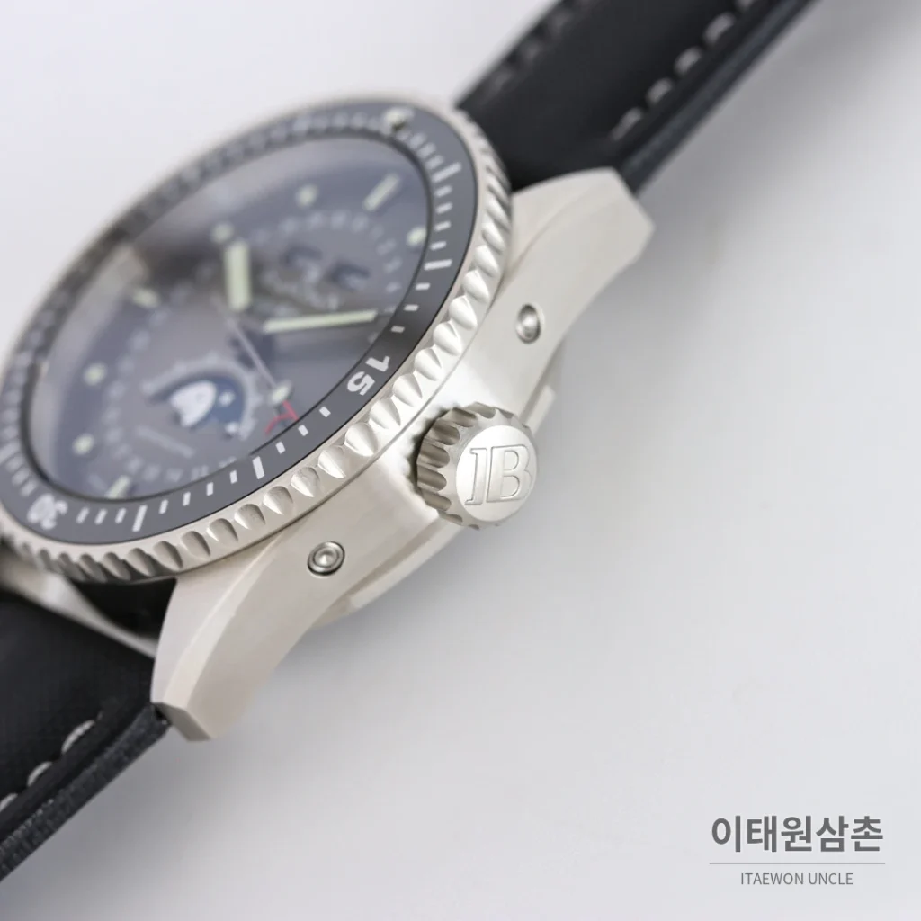블랑팡 피프티패덤즈 오토매틱 43.6mm 블랙 다이얼