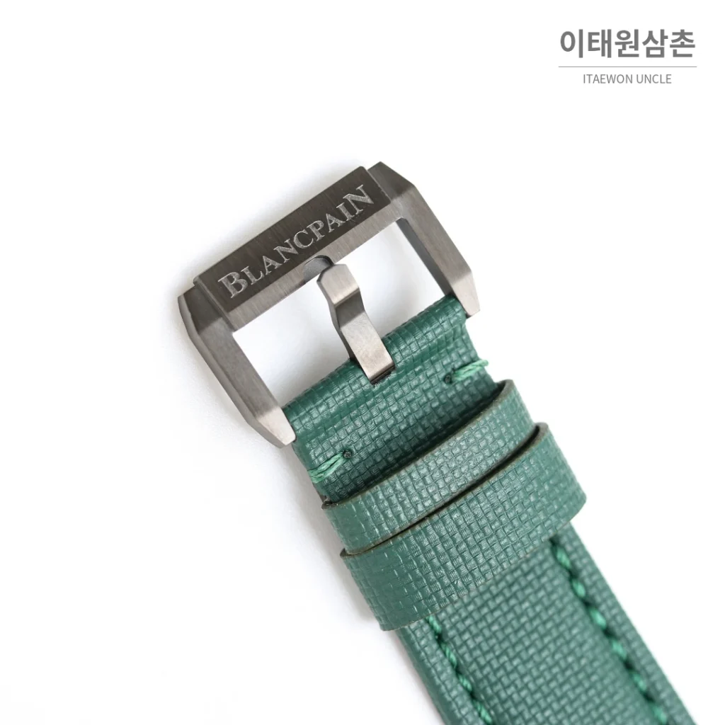 블랑팡 피프티패덤즈 오토매틱 43.6mm 블루 다이얼