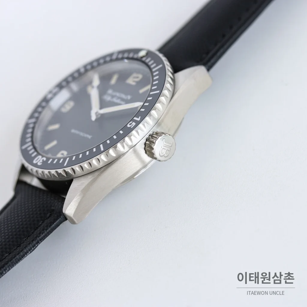 블랑팡 피프티패덤즈 바티스카프 세라믹 오토매틱 38mm 블랙 블랙 나일론 스트랩 (2)