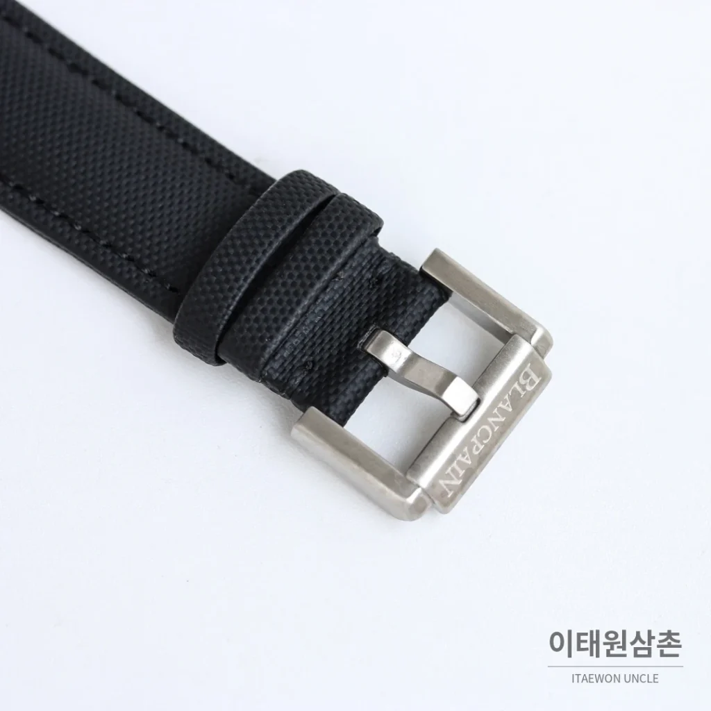블랑팡 피프티패덤즈 바티스카프 세라믹 오토매틱 38mm 블랙 블랙 나일론 스트랩 (2)