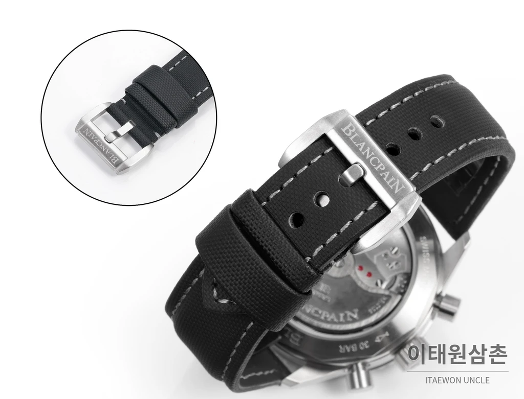 블랑팡 피프티패덤즈 바티스카프 그레이다이얼 크로노그래프 오토매틱 43.6mm
