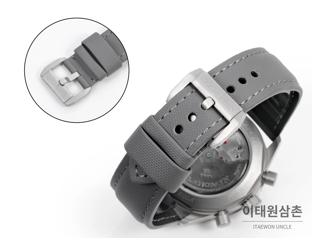 블랑팡 피프티패덤즈 바티스카프 그레이다이얼 그레이베젤 크로노그래프 43.6mm