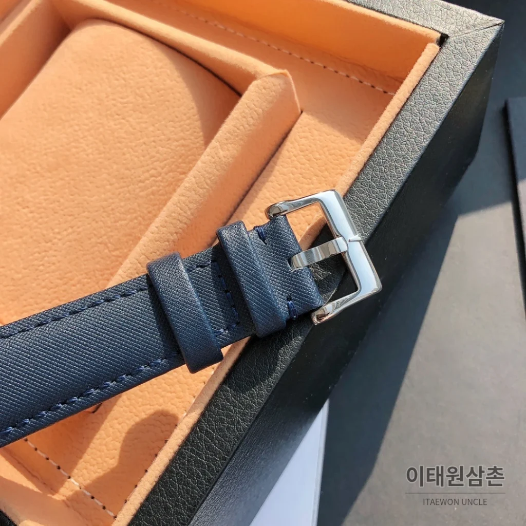 블랑팡 피프티패덤즈 블랙 세라믹 다이버 오토매틱 45mm 네이비 다이얼