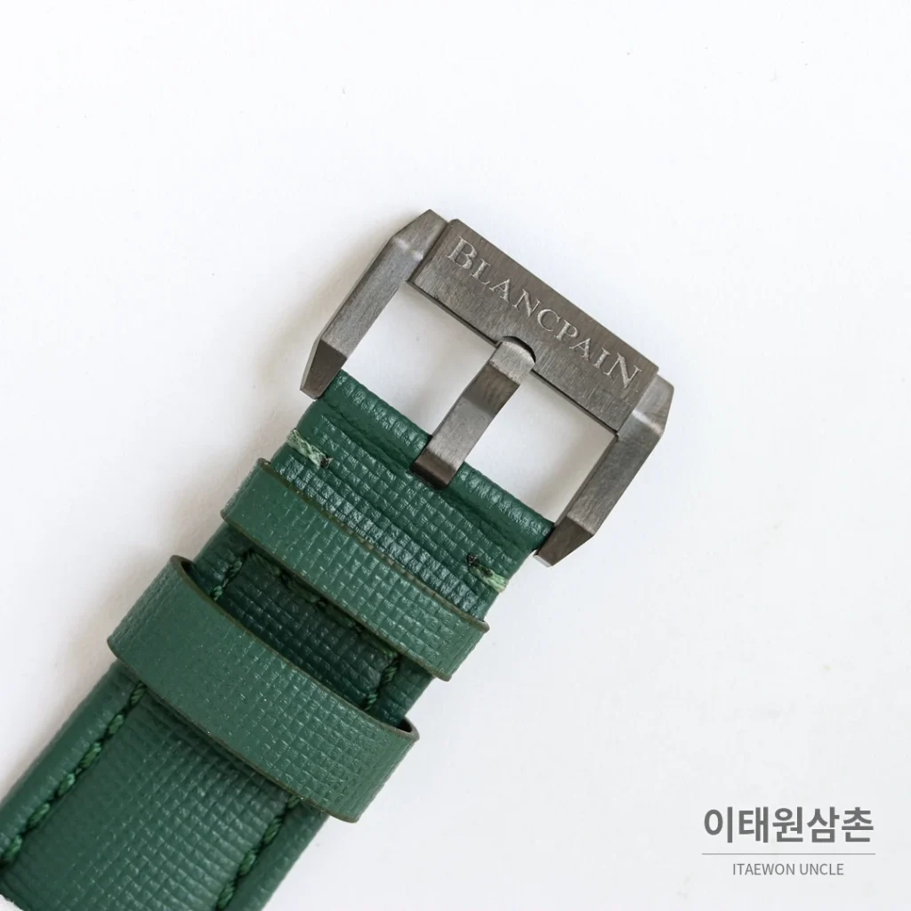 블랑팡 피프티패덤즈 크로노그래프 오토매틱 43.60mm 네이비 다이얼