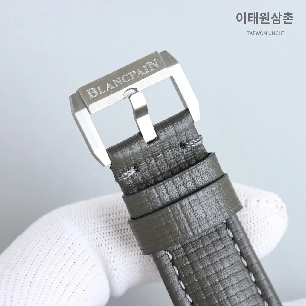 블랑팡 피프티패덤즈 크로노그래프 오토매틱 43.60mm 그레이 다이얼