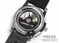 블랑팡 피프티 패덤즈 스틸 블랙다이얼 다이버 오토매틱 40.3mm 5008B 블랙 러버 스트랩 블랙 베젤