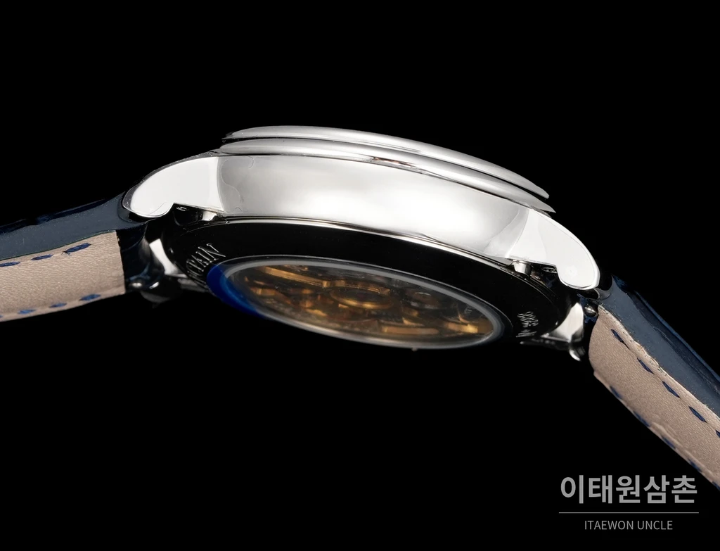 블랑팡 빌레레 컴플리트캘린더 문페이즈 오토매틱 40mm 6654N 화이트 다이얼