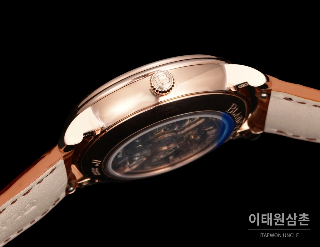 블랑팡 빌레레 컴플리트캘린더 문페이즈 오토매틱 40mm 6654N 샴페인 다이얼